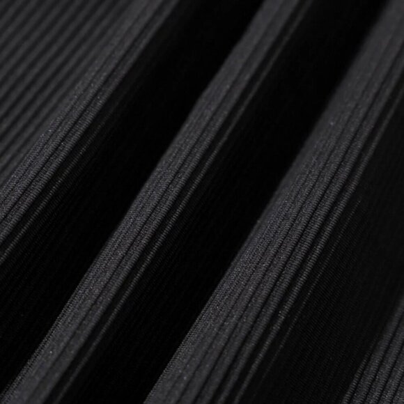 BERLOOK Black Cutout Ribbed Plus Size Bikini Top AND Ribbed Plus Size BOTTOM 17 - Picture 13 of 16